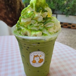 ชาเขียวเย็นวิปครีม