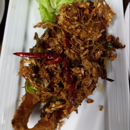 ปลาชิ้นแว่นทอดสมุนไพร