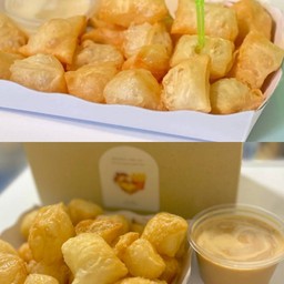 โรตีทอดกรอบนมข้น Original + โรตีสังขยาชาไทย
