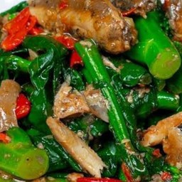 คะน้าปลากระป๋อง