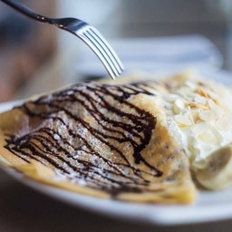 Banana in Black Crepe