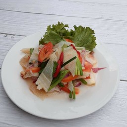 ยำผ้าขี้ริ้วห่อทอง