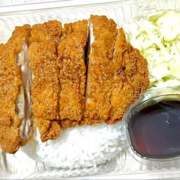 ข้าวสะโพกไก่ทอด-ซอสเทอริยากิ