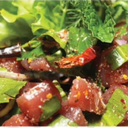 ลาบทูน่าสด