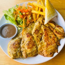 อกไก่พริกไทยดำ