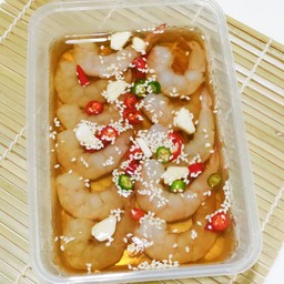 กุ้งดองซอสเกาหลี เดี่ยว
