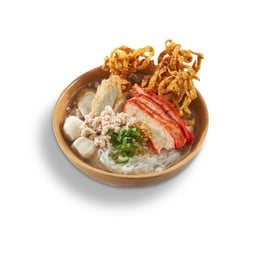 [เจ๊เพ็ญเย็นตาโฟ วัดไผ่ล้อม] ก๋วยเตี๋ยวน้ำใสหมู