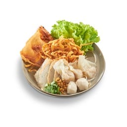 [เจ๊เพ็ญเย็นตาโฟ วัดไผ่ล้อม] ก๋วยเตี๋ยวเกี๊ยวปลาน้ำใส