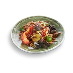 [ตำกะเทย ณ จ๊ะ] ตำปูปลาร้า