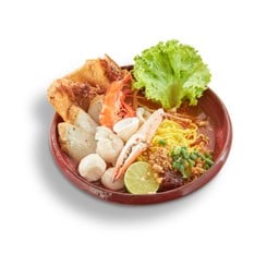 [เจ๊เพ็ญเย็นตาโฟ วัดไผ่ล้อม] ก๋วยเตี๋ยวต้มยำทะเล