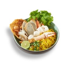 [เจ๊เพ็ญเย็นตาโฟ วัดไผ่ล้อม] ก๋วยเตี๋ยวน้ำใสทะเล