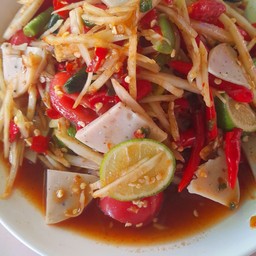Papaya Salad With Vietnamese Sausage