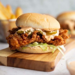 เบอร์เกอร์ไก่กรอบ