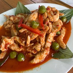 ผัดพะเเนงไก่