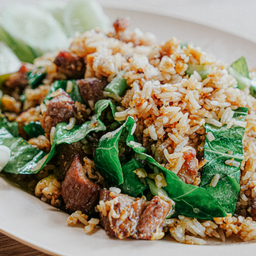 ข้าวผัดหมูแดด