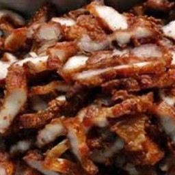 สามชั้นทอดน้ำปลา(กับข้าว)