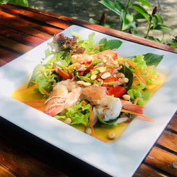 ลุยสวนกุ้งสด