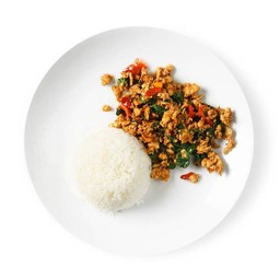ข้าวเหนียวหมูปิ้งไก่ย่างแดง
