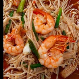 ผัดเห็ดเข็มทอง