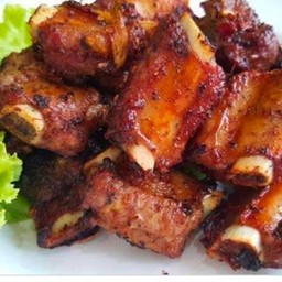 ซี่โครงหมูทอด