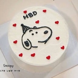 เค้ก Snoopy ขนาดครึ่งปอนด์