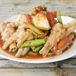 ตำตีนไก่