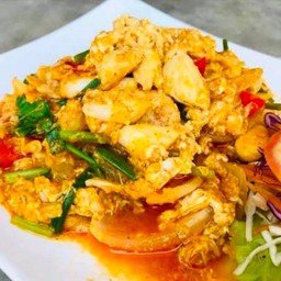 เนื้อปูผัดผงกะหรี่