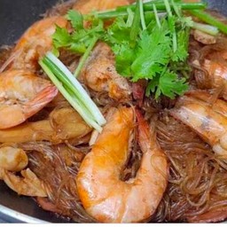 กุ้งอบวุ้นเส้น