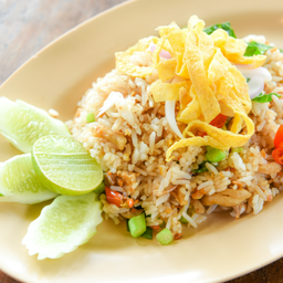 ข้าวผัดกากหมู