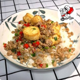 เต้าหู้หมูสับคั่วพริกเกลือ