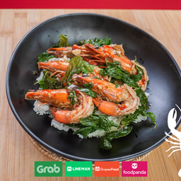 ข้าวกระเพรา กุ้ง