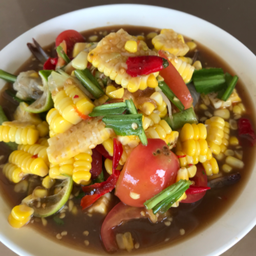 ตำข้าวโพดทะเล
