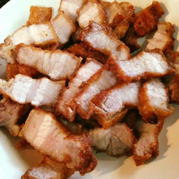 หมูสามชั้นทอด