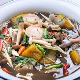 แกงเห็ดใบย่านาง