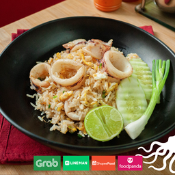 ข้าวผัด ปลาหมึก