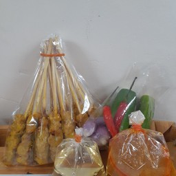 หมูสะเต๊ะ ชุด 10 ไม้