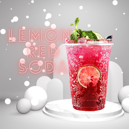 น้ำแดงมะนาวโซดา