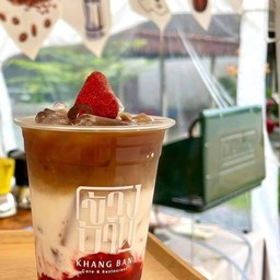 นมสตรอว์เบอร์รี่ลาเต้