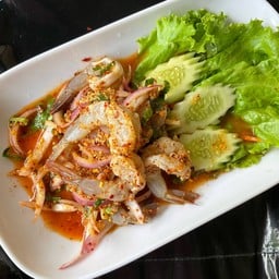 ลาบกุ้งสด