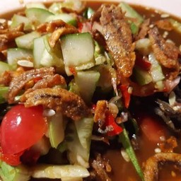 ตำแตงปลากรอบ(ปลาร้า)