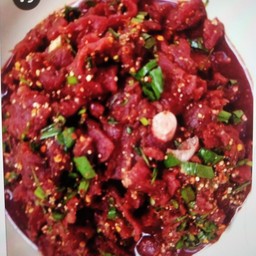 ก้อยเนื้อขม(ดิบ)