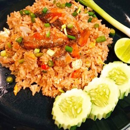 (เมนูใหม่) ข้าวผัดปลากระป๋อง