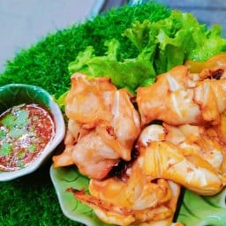 หมึกย่างเต่างอย -ส้มตำเต่างอย ขอนแก่น