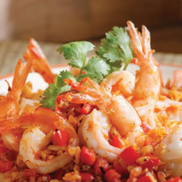 กุ้งผัดพริกเกลือ