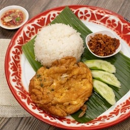 กะเพราพริกเเห้ง โบราณ ไร้น้ำมัน