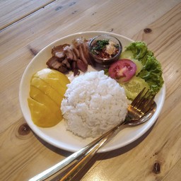 Grilled Pork Rice Set from Trang + Mango