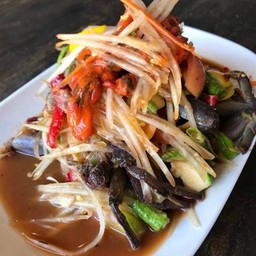 ส้มตำปู หอยดอง