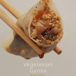 Vegeterian Gyoza เกี๊ยวซ่ามังสวิรัติ 15 ชิ้นพร้อมทาน