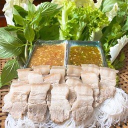 เมี่ยงหมูสามชั้นต้ม