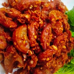 ใส้อ่อนทอดกระเทียม